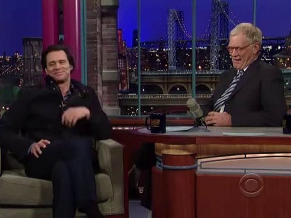 Carrey on Letterman