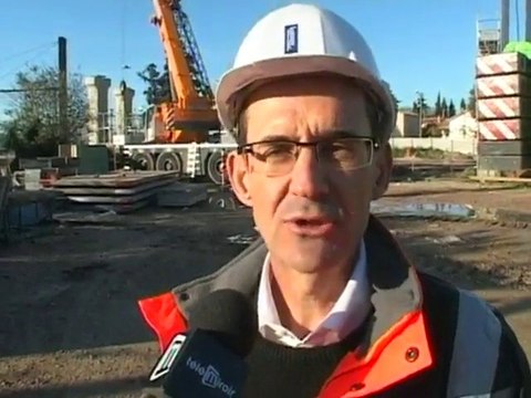 Le Viaduc de Courbessac sort de terre (Nîmes)