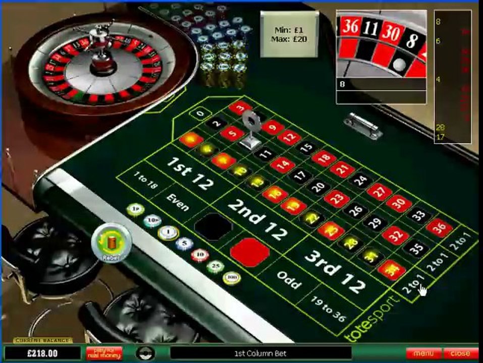 The columns roulette system