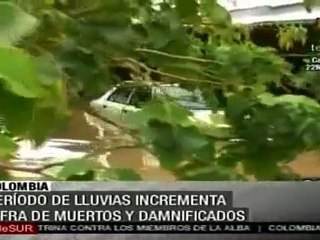 Sube a 144 cifra víctimas fatales por lluvias en Colombia