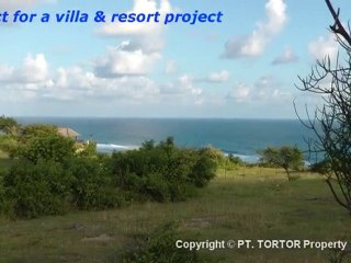 Bali land cliff front for sale 2.5 acre freehold ...