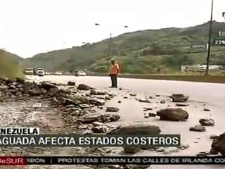 Continuarán lluvias en región costera de Venezuela