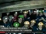 Sigue creciendo la huelga de mujeres en mina chilena