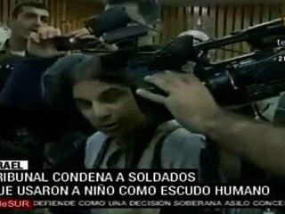 Soldados israelíes condenados por usar a niño como escudo humano