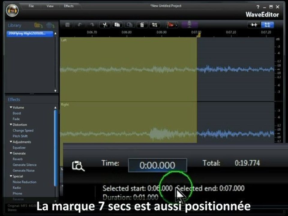 CyberLink PowerDirector 9 - L'Audio WaveEditor