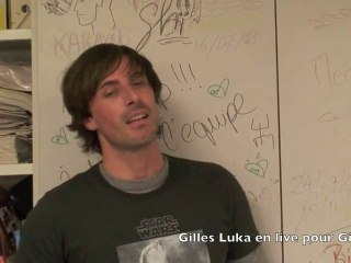 Gilles Luka en live pour girls.fr !