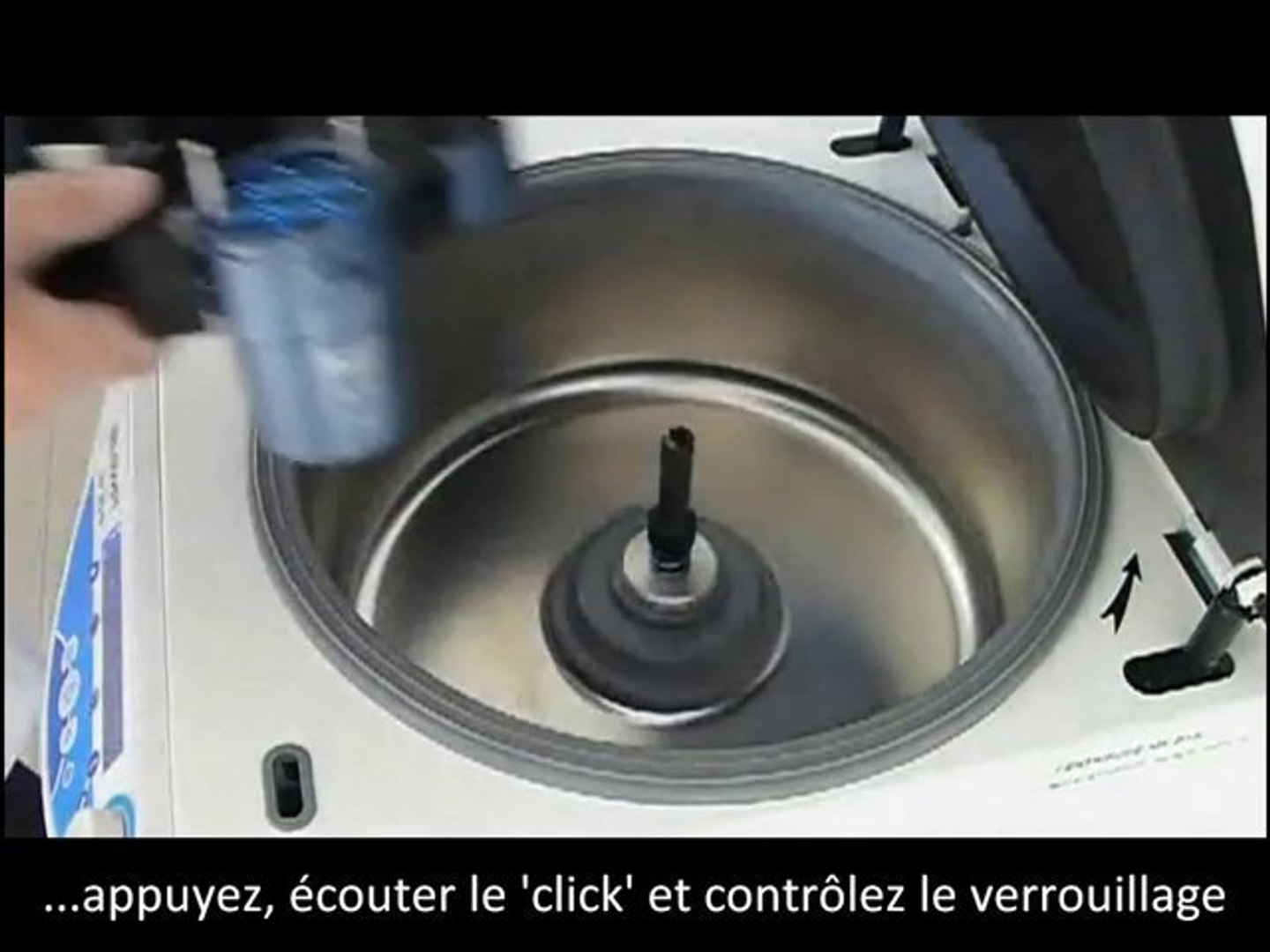 AWELock centrifugeuse - changement de rotor sans outils - Vidéo Dailymotion