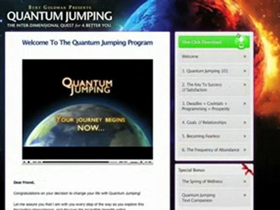 Quantum Jumping by Burt Goldman, California