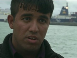 Kamron, jeune migrant afghan à Calais