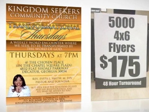 Atlanta 4x6 Flyers Printing