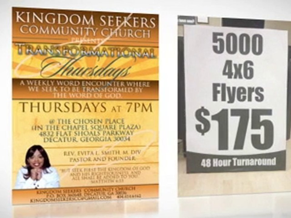 Atlanta 4x6 Flyers Printing