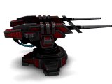 3D Artillery Cannon 4. RTS Style. 3DS Max 8