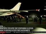 El Príncipe Felipe de España visita Perú para fortalecer relaciones