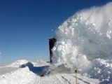 Snow Train Plowing