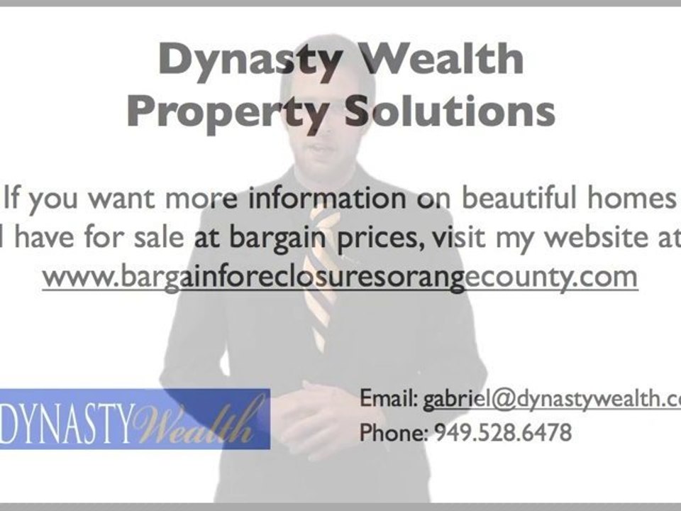 Bargain properties in Orange California