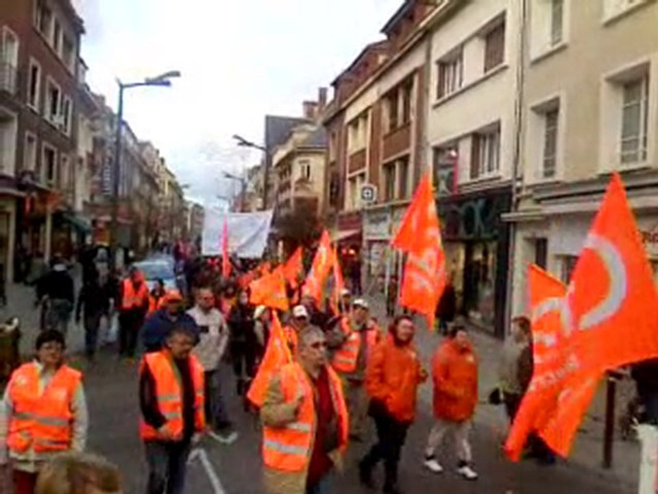 Beauvais/Retraites: mobilisation en baisse contre la réforme