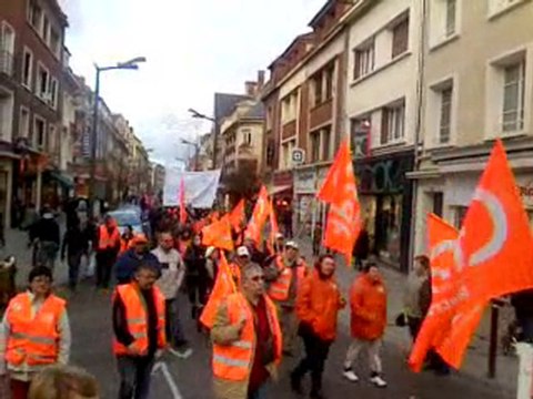 Beauvais/Retraites: mobilisation en baisse contre la réforme