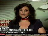 Eva Golinger analiza métodos de filtración de Wikileaks