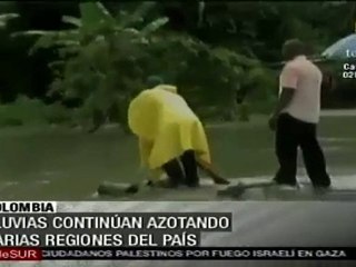 Lluvias dejan 167 muertos en Colombia