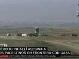 Ejercito israelí mata a dos palestinos armados en frontera con Gaza