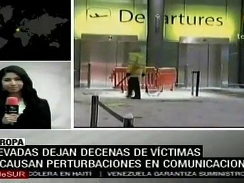 Aumentan los muertos y el caos en el transporte por la ola de frío en Europa
