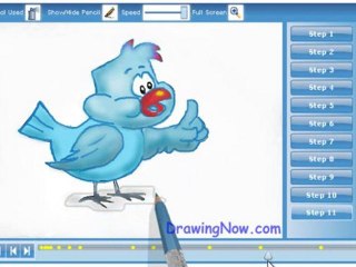 How to draw a Sparrow