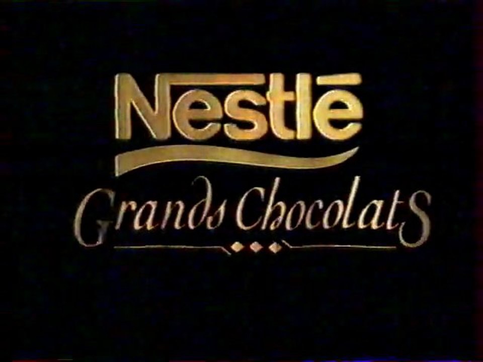 Publicité  Grands Chocolats Néstle 1997