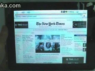 aPad A8 Review: Android 2.2 Tablet PC, Flash10.1, 1080P