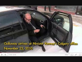 George Galloway vs Jason Kenney's Physical Location