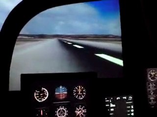 Simulateur de la Villette 1 : atterrissage