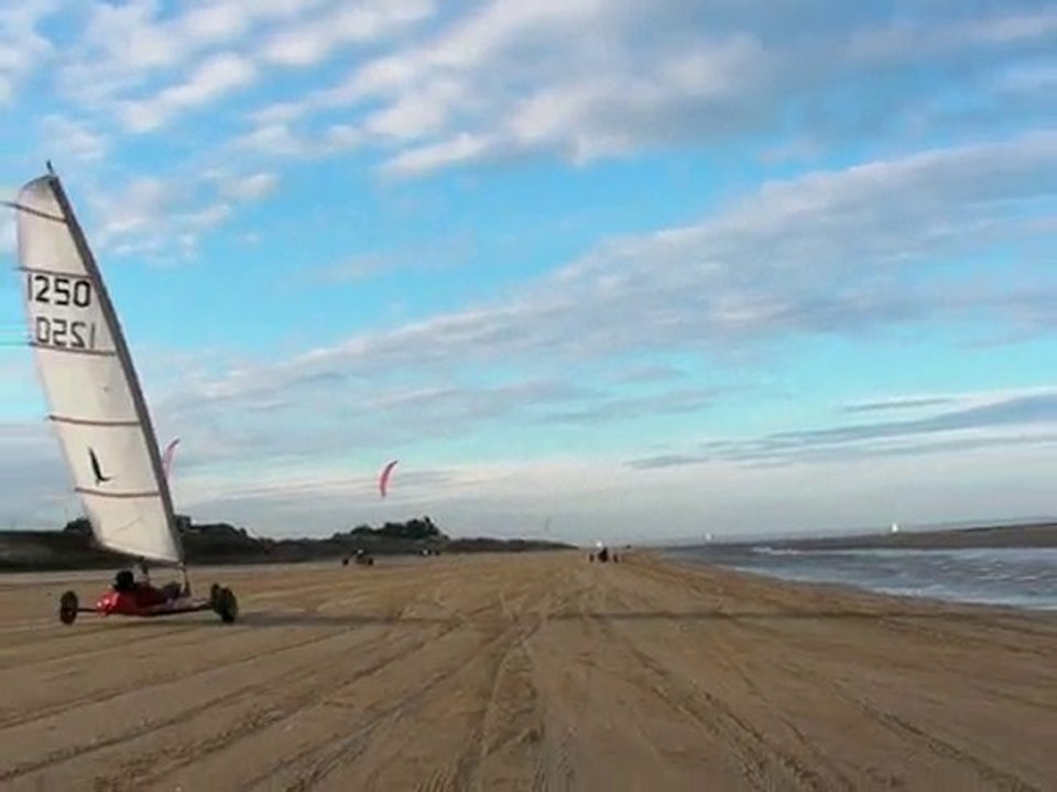 Kite-Buggy à Utah Beach avec Lord, Fab50, Crouggy et Micky.