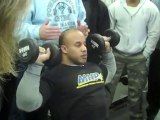 Victor Martinez Trains Shoulders