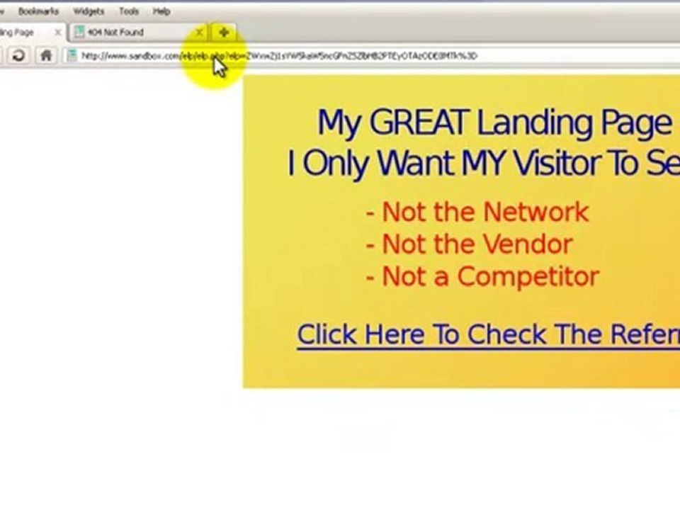 Expiring Landing Page: A Review