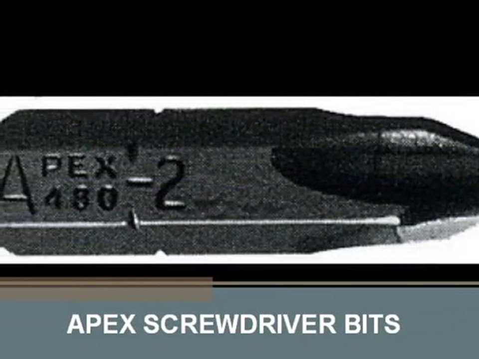 Apex Screwdriver Bits And Holders Airplane & Aircraft Tools