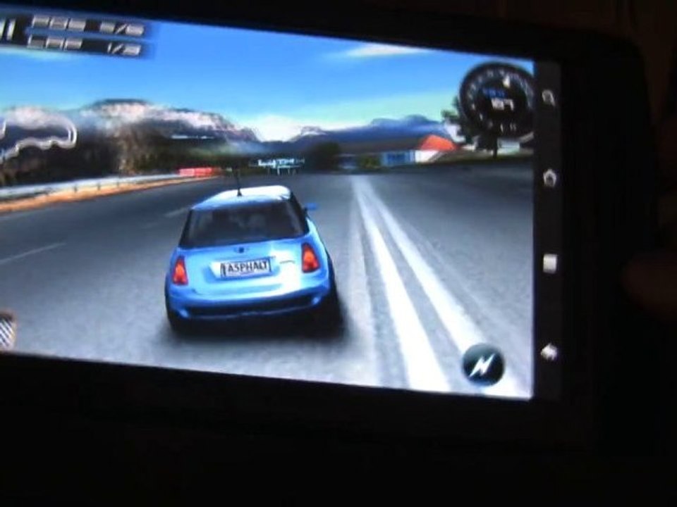 Test de l'Archos 70 Internet Tablet : jeux