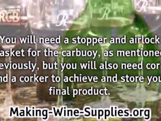 Wine Making Supplies You Need to Make Wine at Home
