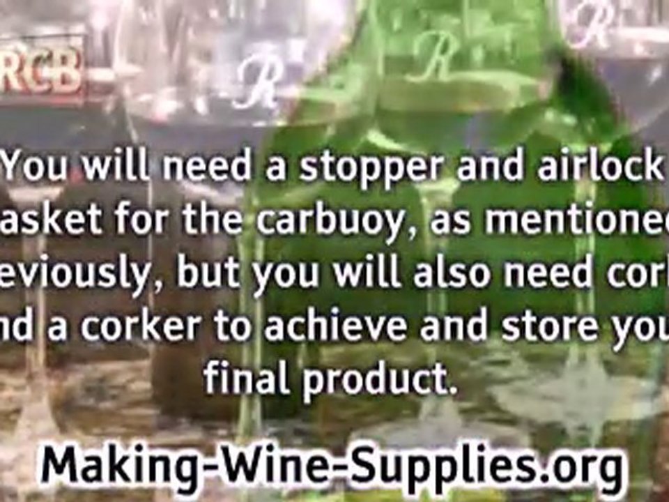 Wine Making Supplies You Need to Make Wine at Home