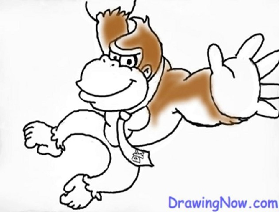 How to draw Donkey Kong