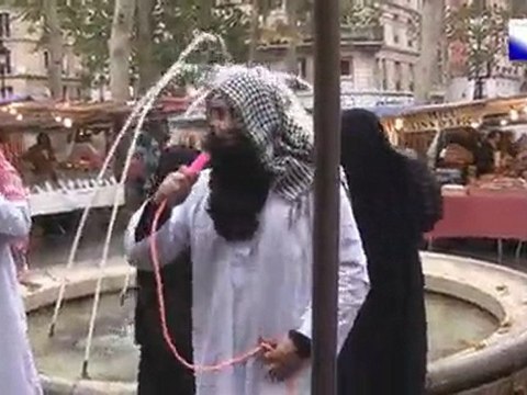 Théâtre de rue dans le 5ème arr. de Paris