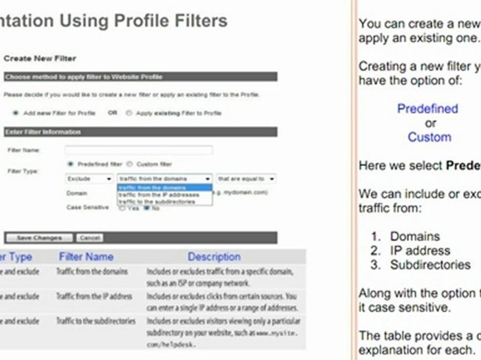 Web Analytics Training: Segmentation Using Profile Filters
