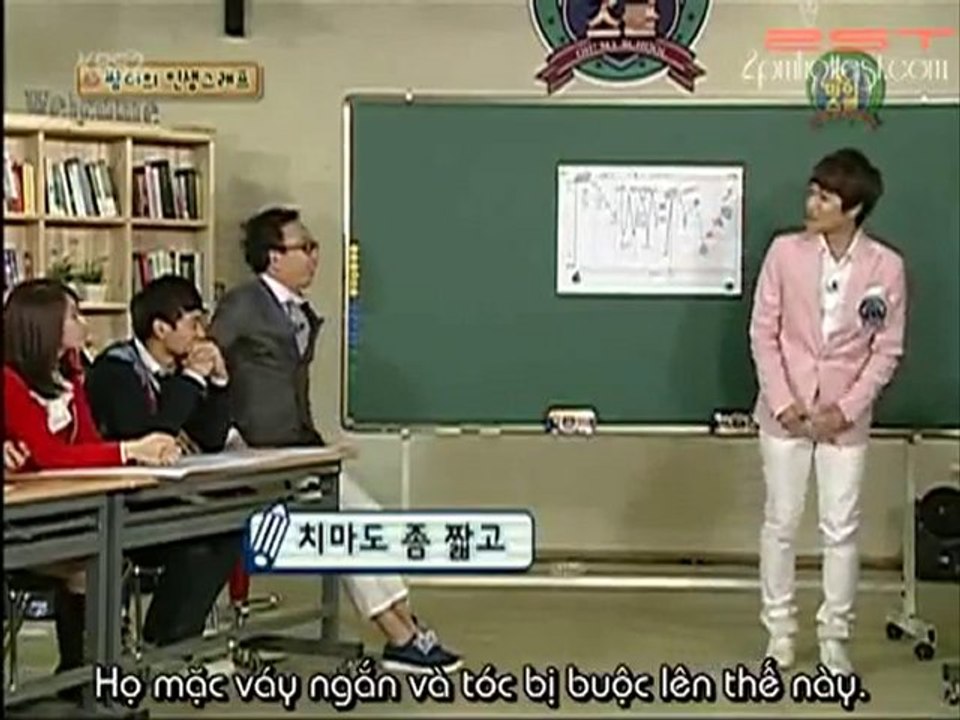 [Vietsub - 2ST] 101030 Oh My School (Teac, Min, San E) (4/6)