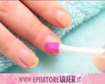 Uv nails manicure pedicure. Manicure francese. 1/3