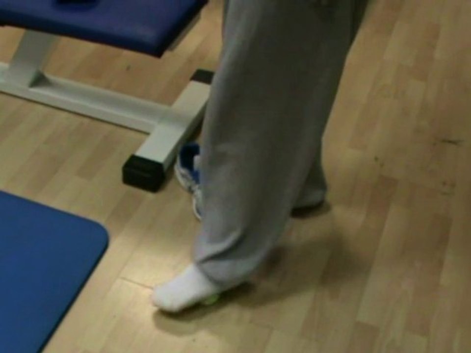 Auto massage fascia plantaire