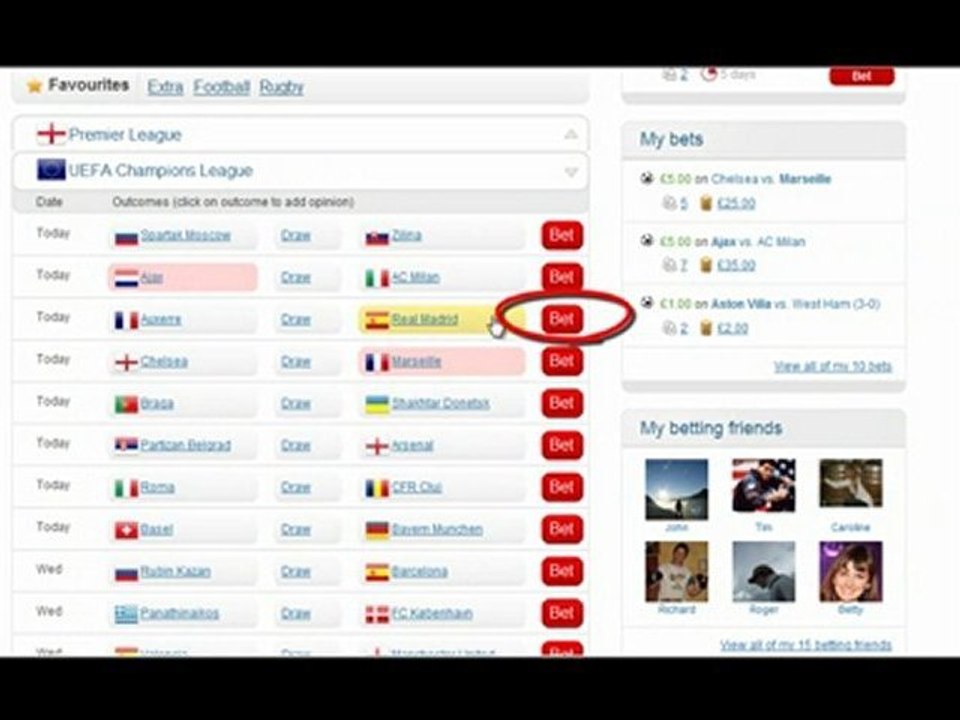 Friendbet: les paris entre amis
