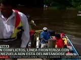 Guyana y Venezuela delimitan su frontera sin conflictos