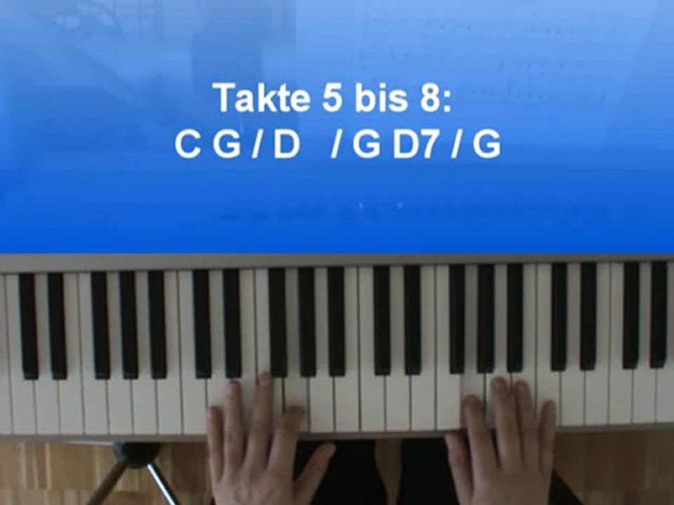 Klavier lernen -Weihnachtslieder- Oh du fröhliche