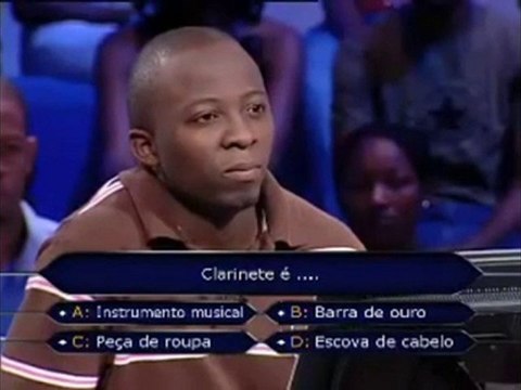 Quem quer ser milionario e o clarinete