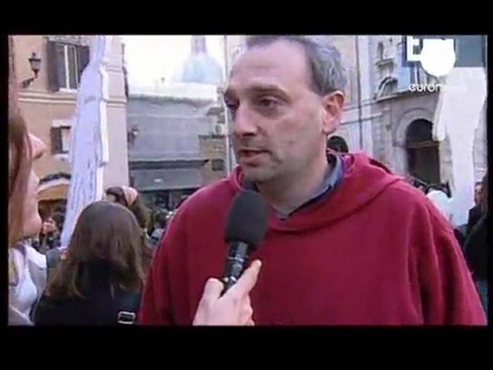 Manifestation étudiante en Italie