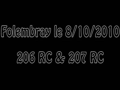 207 RC et 206 RC, circuit de Folembray le 8/10/10