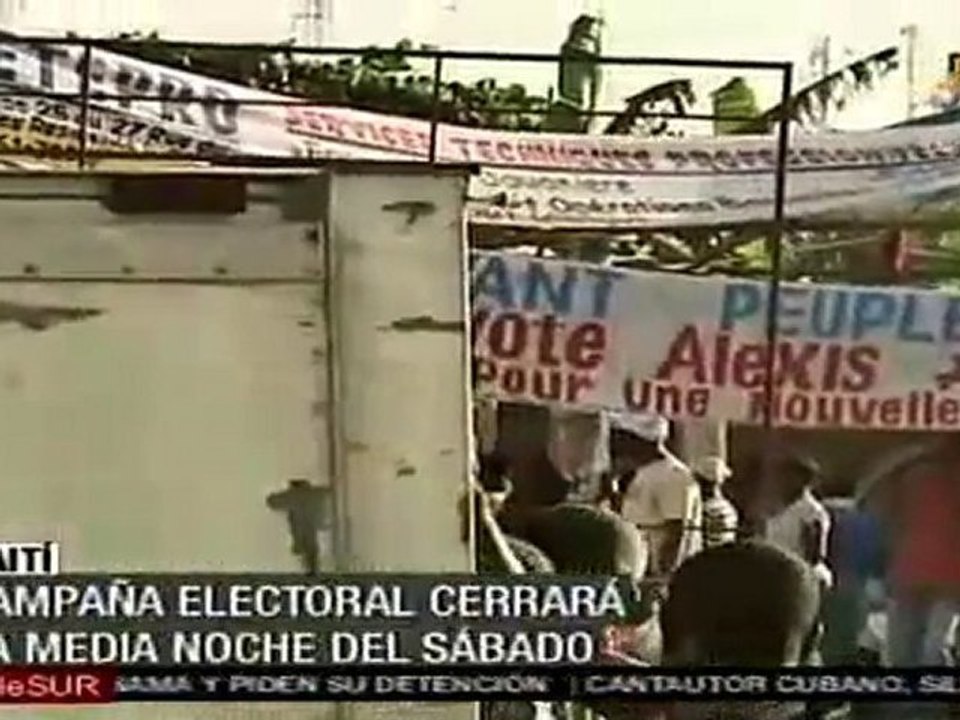Celebra Haití elecciones en medio de cólera y protestas
